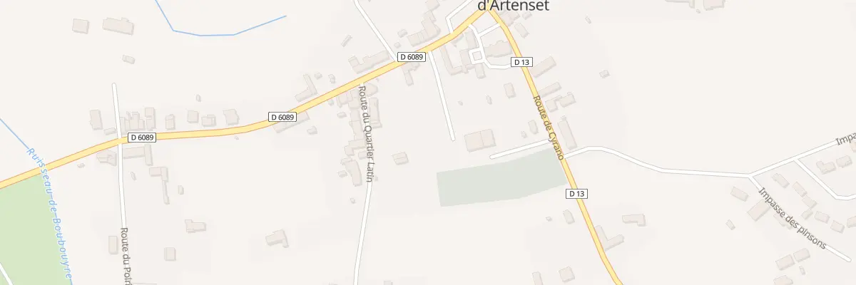 Plan du 97 Le Bourg Sud à Saint-Martial-d’Artenset