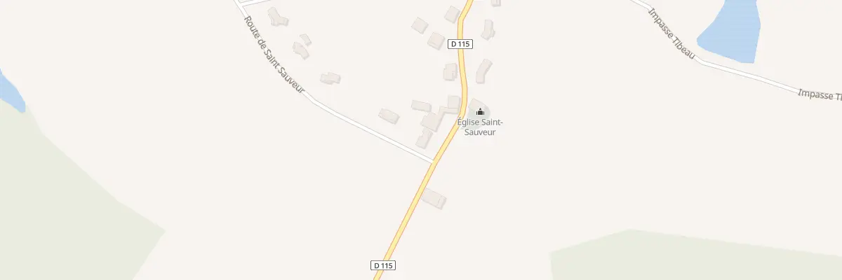 Plan du 24 Rte de Saint Sauveur à Caubon-Saint-Sauveur