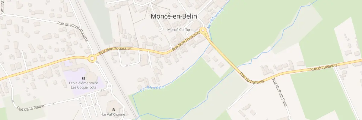 Plan du 68 Rue Jean Fouassier à Moncé-en-Belin
