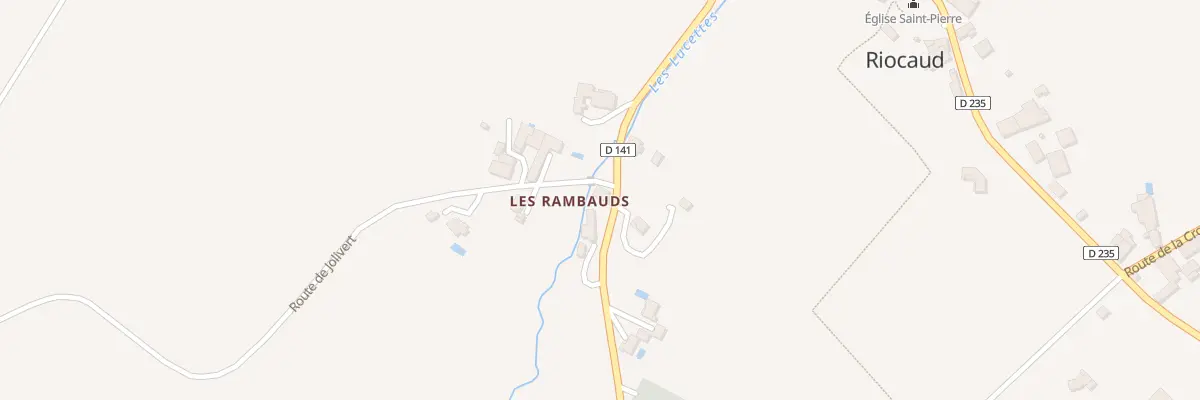 Plan du 67 Les Rambauds-Ouest à Riocaud