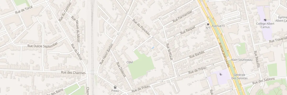 Plan du 7 Imp du Ponceau au Mans