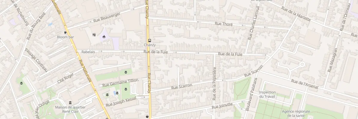 Plan du 58 Rue de la Fuie au Mans