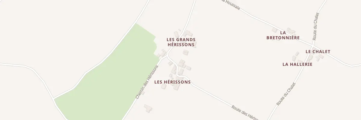 Plan du 3 Les Herissons à Coulongé