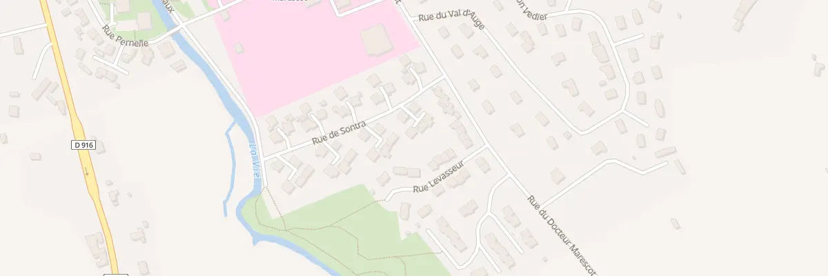 Plan du 34 Rue de Sontra à Vimoutiers