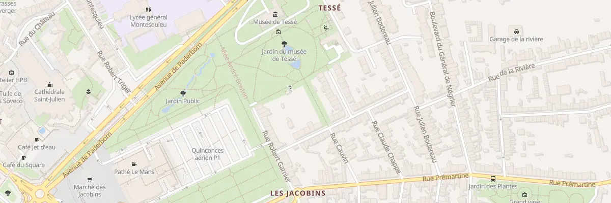 Plan du 9 Rue du Capitaine Floch au Mans