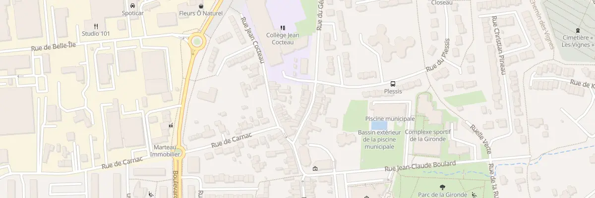 Plan du 109 Rue Gen de Gaulle à Coulaines