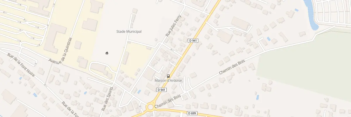 Plan du 1 Rue Jean Bouin à L’Isle-d’Espagnac