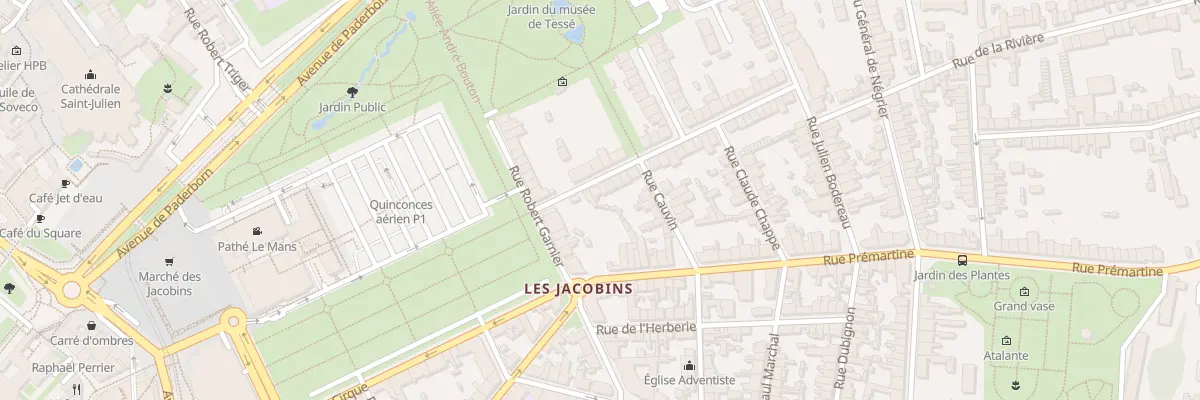 Plan du 6 Rue du Capitaine Floch au Mans
