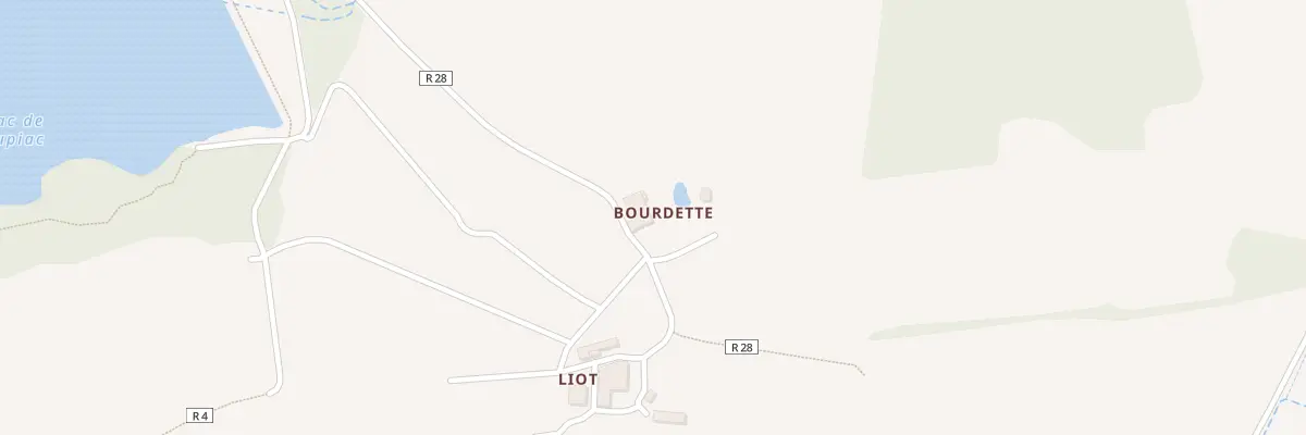 Plan du 5155 Bourdette à Lupiac