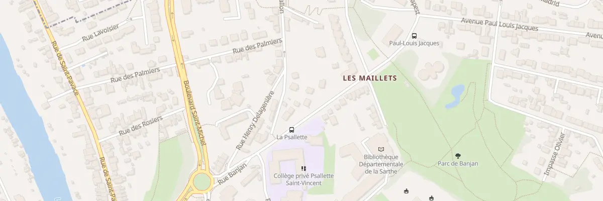 Plan du 9 Rue Banjan au Mans