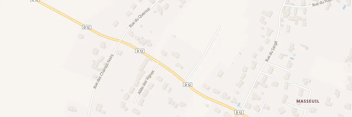 Plan du 26 Rte de Vouillé à Quinçay