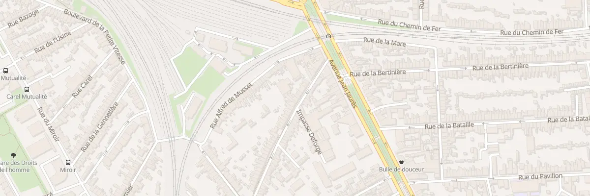 Plan du 24 Rue Henri Barbin au Mans
