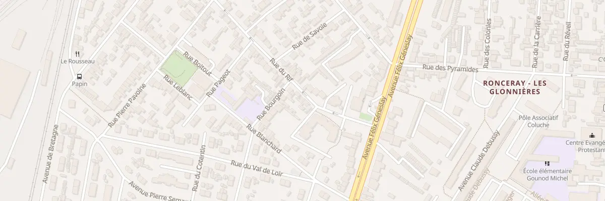 Plan du 60 Rue du Rif au Mans
