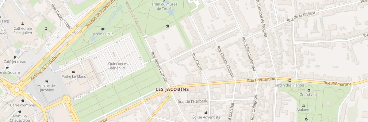 Plan du 10 Rue du Capitaine Floch au Mans