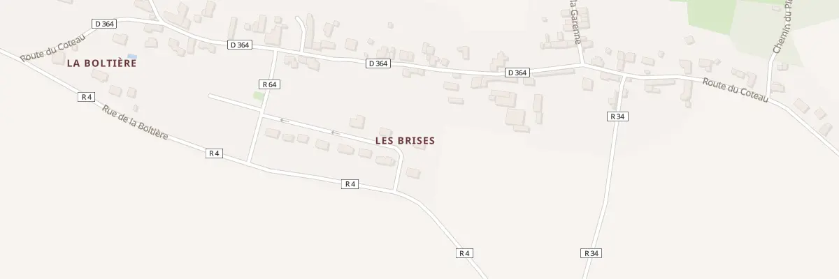 Plan du 13 Rue des Brises à La Roche-Clermault