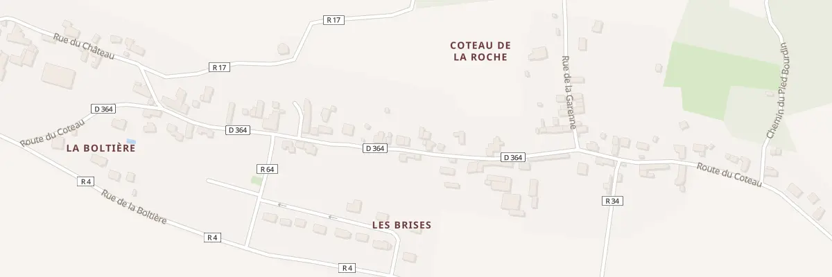 Plan du 27 Rte du Côteau à La Roche-Clermault