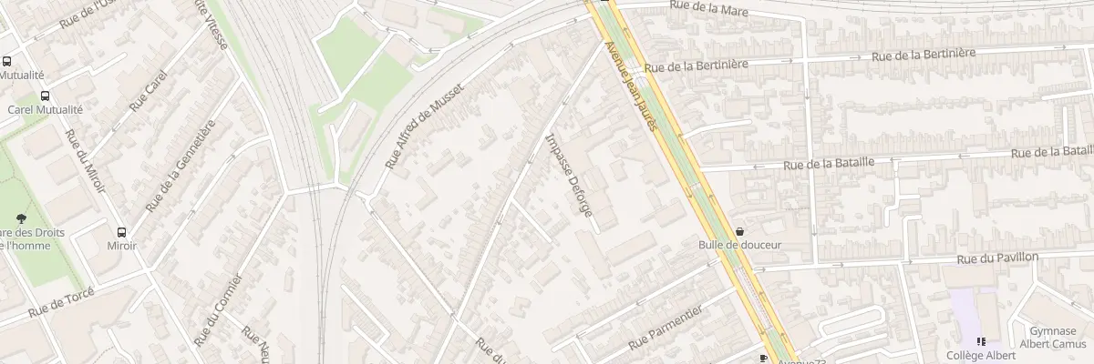 Plan du 33 Rue Henri Barbin au Mans