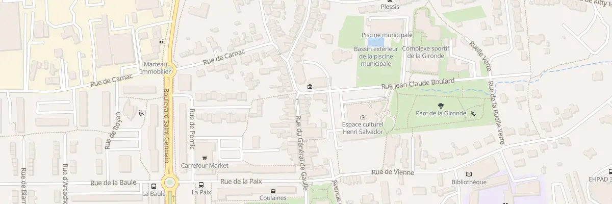 Plan du 70 Rue Gen de Gaulle à Coulaines