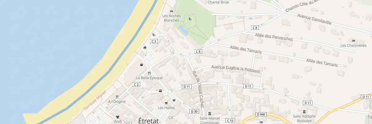Plan du 23 Rue Abbé Cochet à Étretat