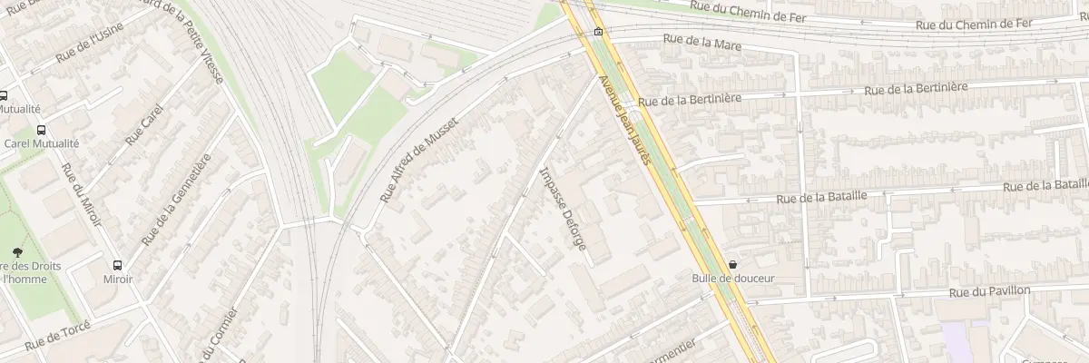 Plan du 25 Rue Henri Barbin au Mans