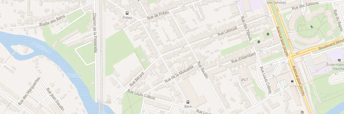 Plan du 79 Rue Letouzé au Mans