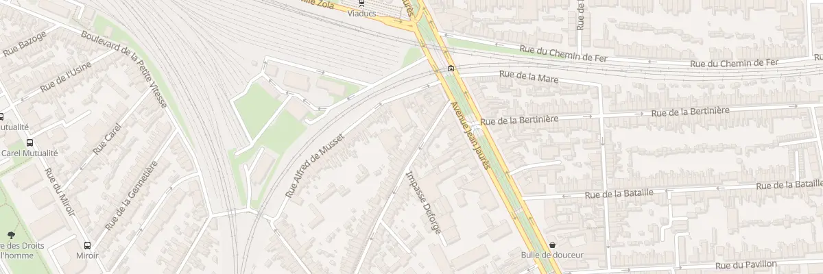 Plan du 16 Rue Henri Barbin au Mans