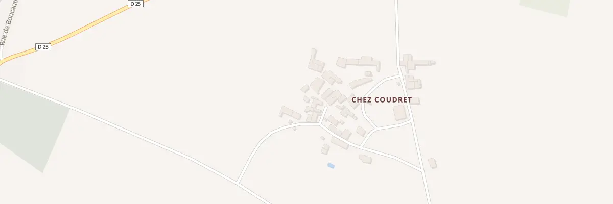 Plan du 5314 Chez Coudret à Brux