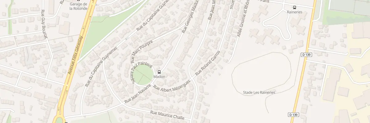 Plan du 30 Rue Jean Mermoz au Mans
