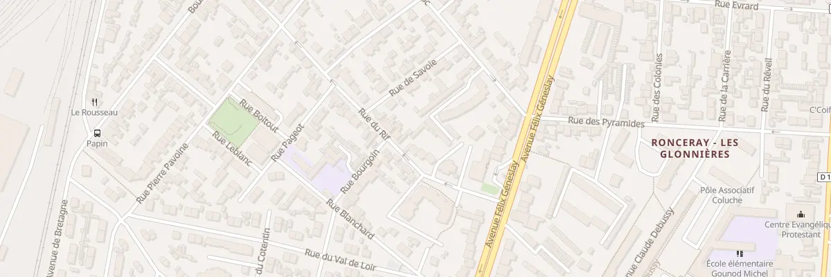 Plan du 59 Rue du Rif au Mans