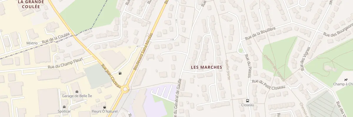Plan du 119 Rue Gen de Gaulle à Coulaines