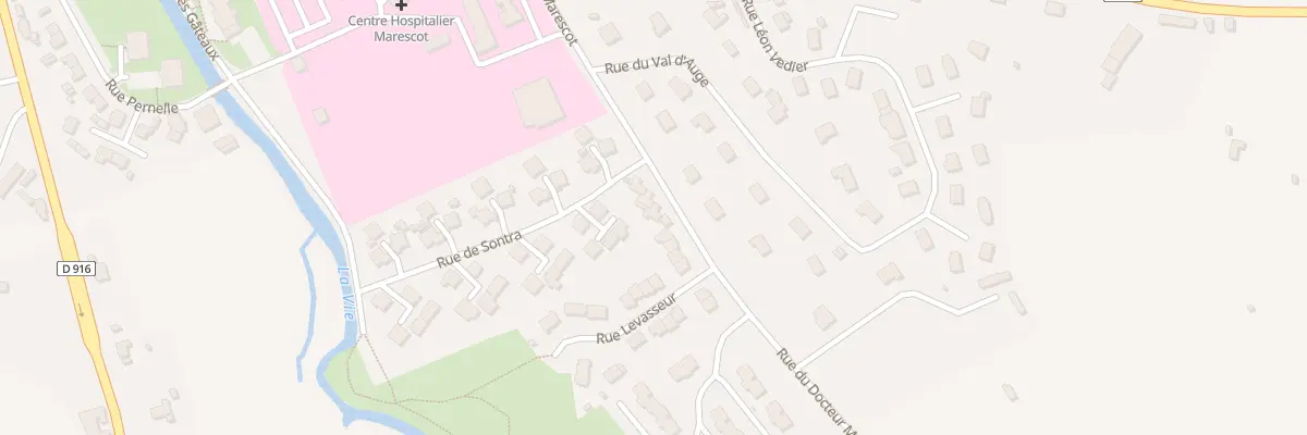 Plan du 8 Rue du Docteur Marescot à Vimoutiers