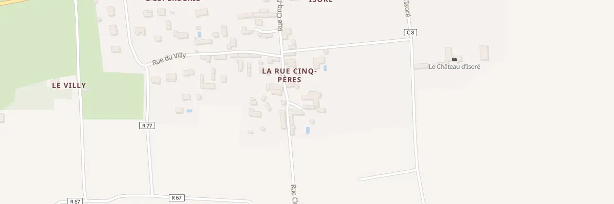 Plan du 14 Rue Cinq Peres à Beaumont-en-Véron