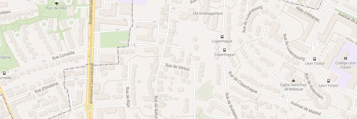 Plan du 52 Rue de Vilnius au Mans