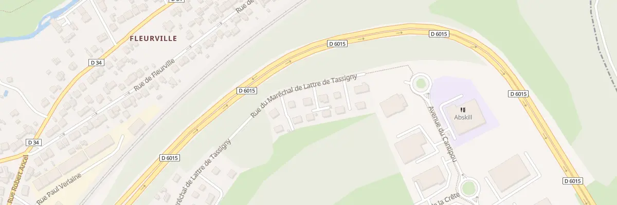 Plan du 64 Rue Mal de Lattre de Tassigny à Harfleur