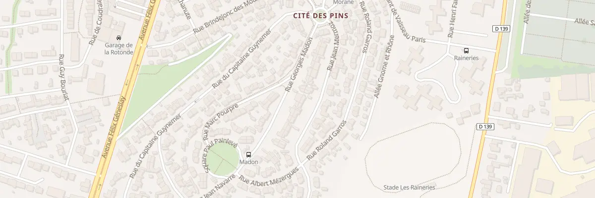 Plan du 19 Rue Georges Madon au Mans