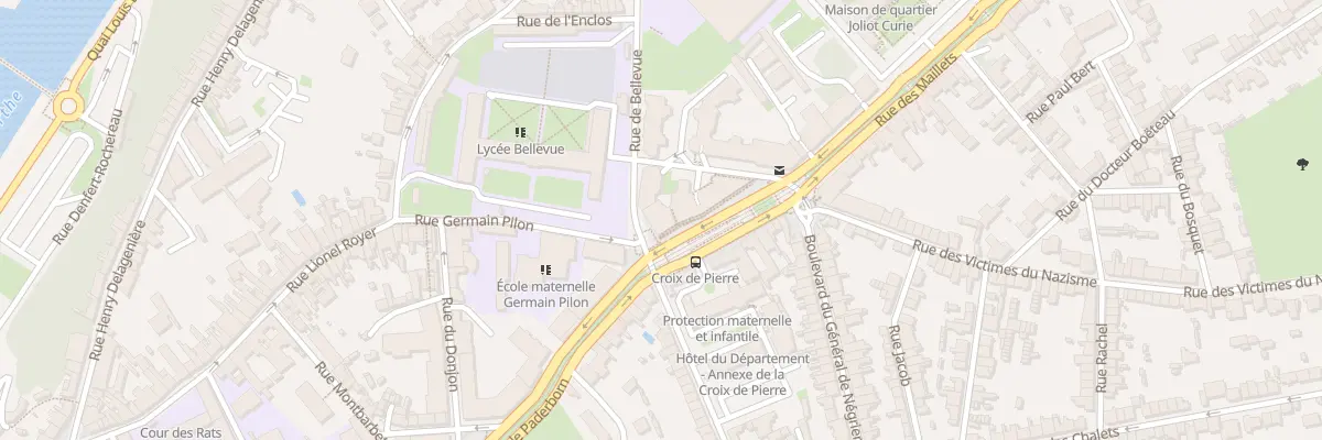 Plan du 5 Rue des Maillets au Mans