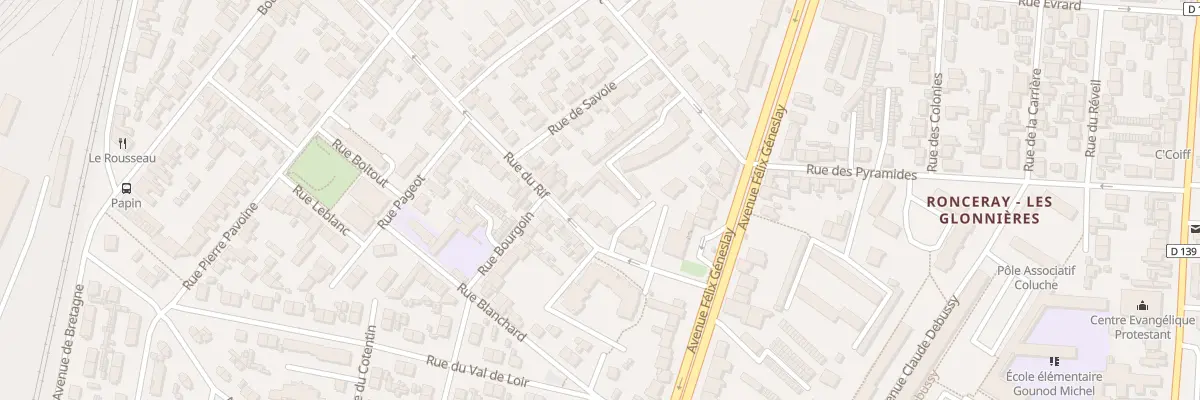 Plan du 61 Rue du Rif au Mans