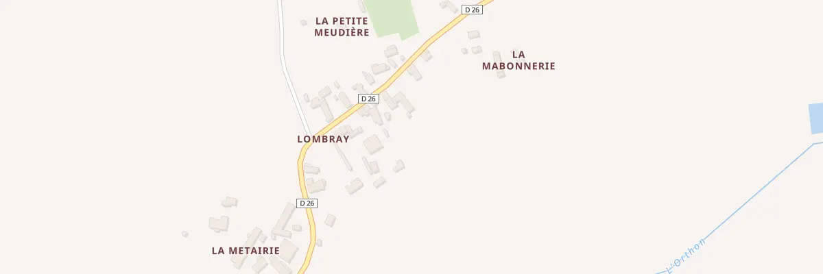 Plan du 9 Lombray à René