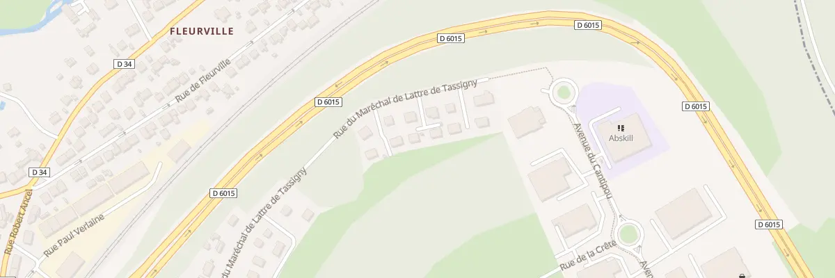 Plan du 66 Rue Mal de Lattre de Tassigny à Harfleur