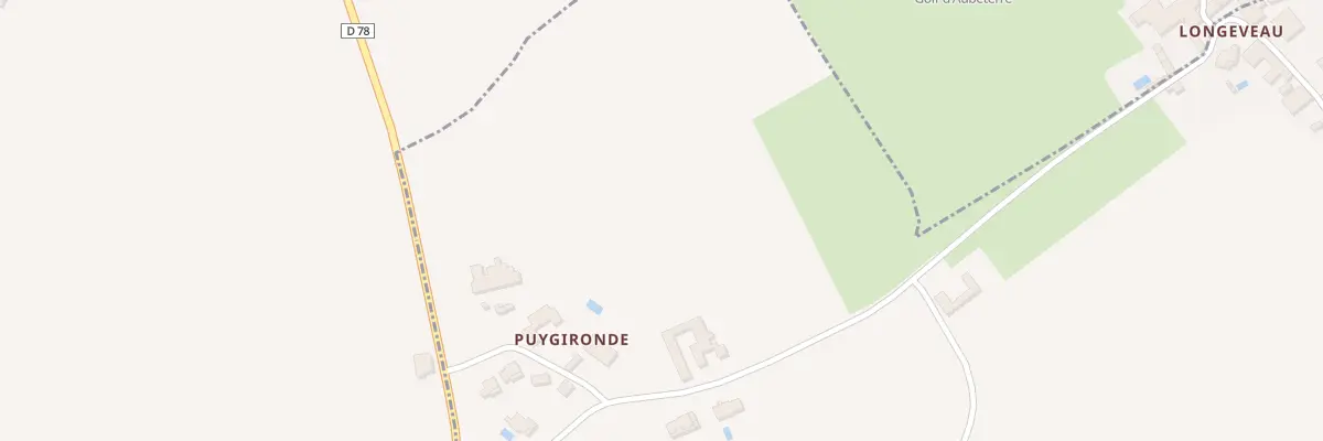 Plan du 3 All du Golf à Nabinaud