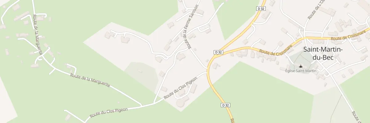 Plan du 2 Rte de la Ferme Samson à Saint-Martin-du-Bec