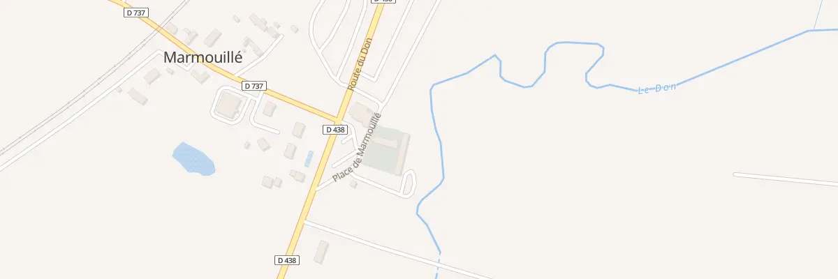 Plan du 33 Le Bourg Marmouille à Chailloué