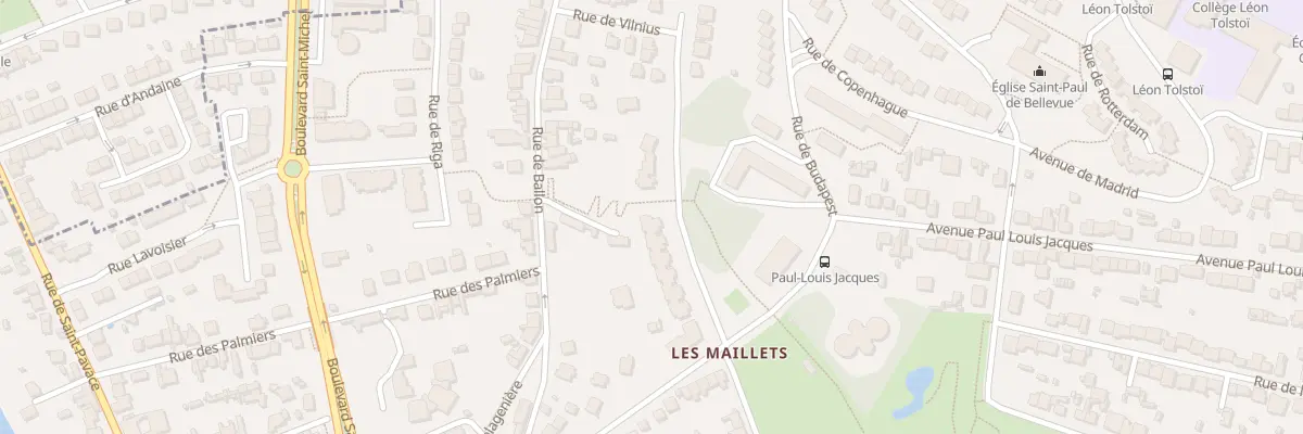 Plan du 13B Rue de Vilnius au Mans