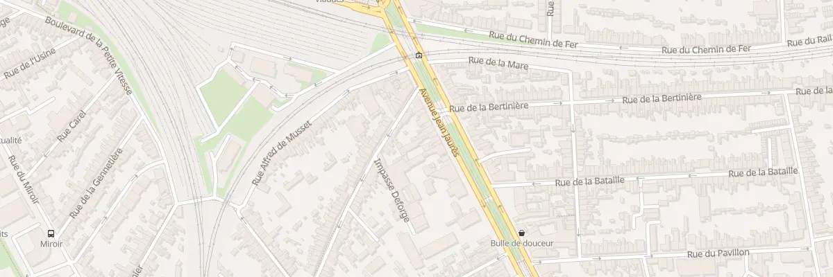 Plan du 76 Av Jean Jaurès au Mans