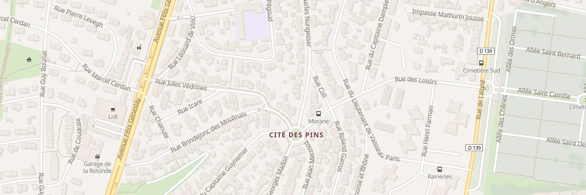 Plan du 48 Rue Charles Nungesser au Mans