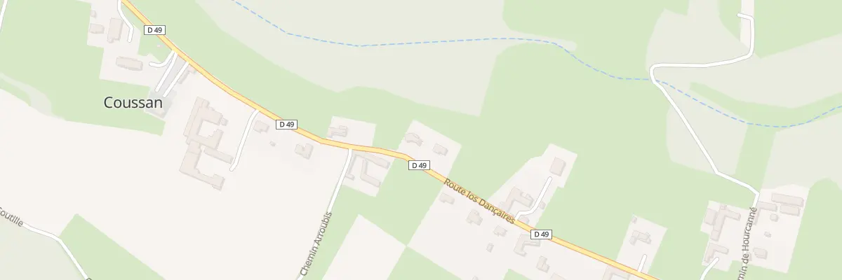 Plan du 7B Rte Los Dancaires à Coussan