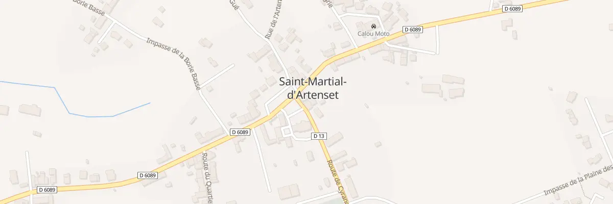 Plan du 1061 Le Bourg à Saint-Martial-d’Artenset