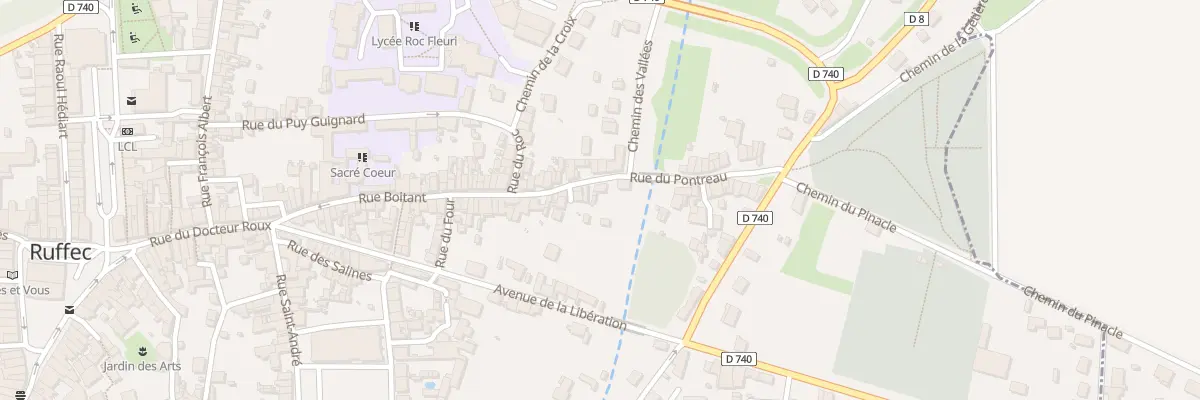 Plan du 3 Rue Boitant à Ruffec