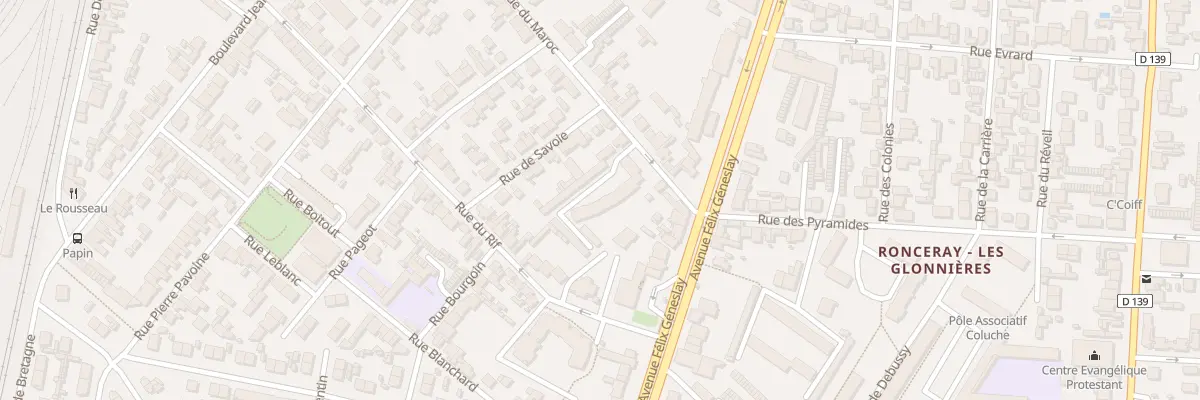 Plan du 11 Rue du Maroc à La Flèche