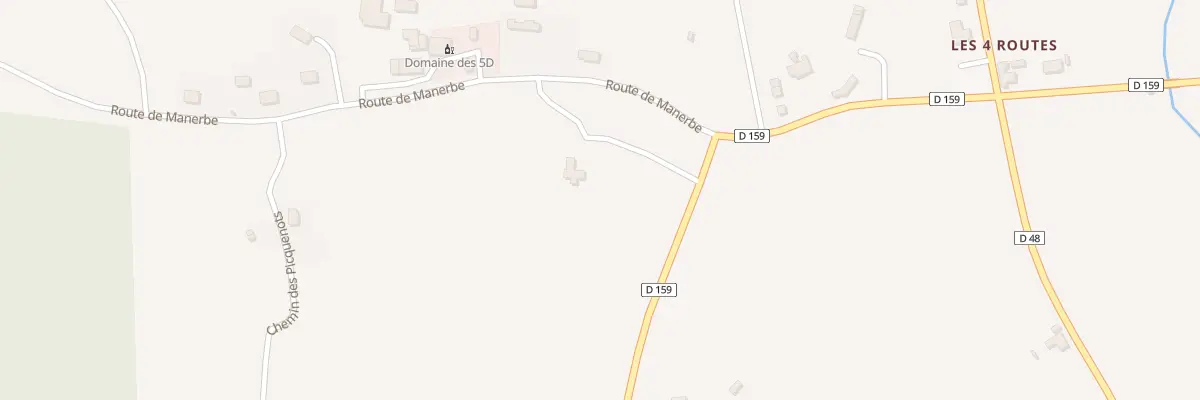 Plan du 1 Rte de la Pommeraye à Ouilly-le-Vicomte